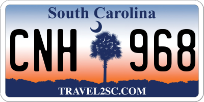 SC license plate CNH968