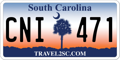 SC license plate CNI471