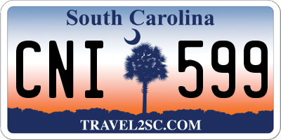 SC license plate CNI599