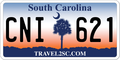 SC license plate CNI621