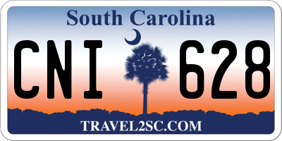 SC license plate CNI628