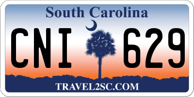 SC license plate CNI629
