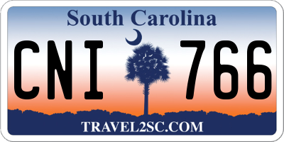 SC license plate CNI766