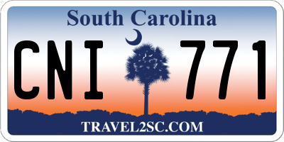 SC license plate CNI771