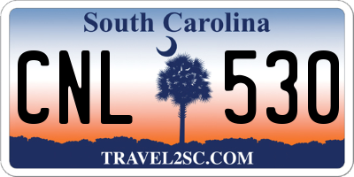 SC license plate CNL530