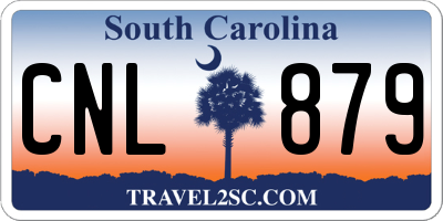 SC license plate CNL879