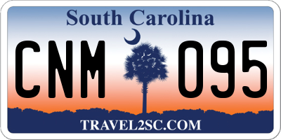 SC license plate CNM095