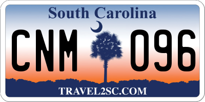 SC license plate CNM096
