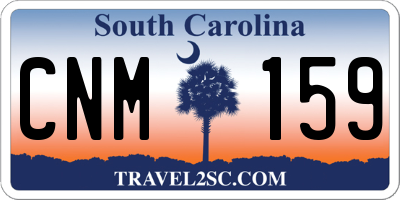 SC license plate CNM159