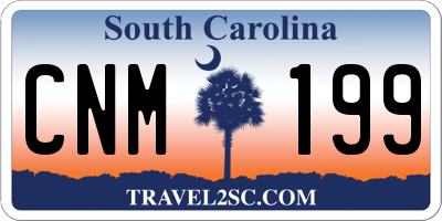 SC license plate CNM199