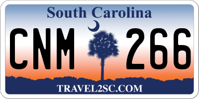 SC license plate CNM266