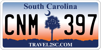 SC license plate CNM397