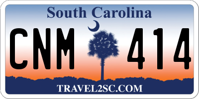 SC license plate CNM414