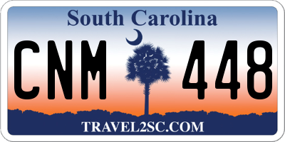 SC license plate CNM448