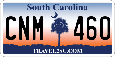 SC license plate CNM460