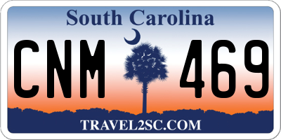 SC license plate CNM469