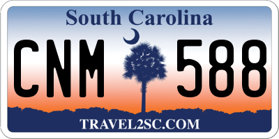 SC license plate CNM588