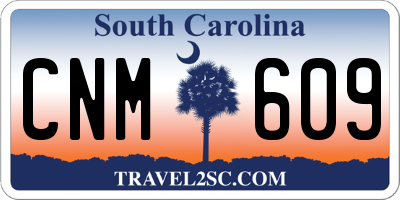 SC license plate CNM609