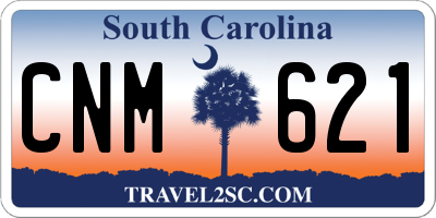 SC license plate CNM621
