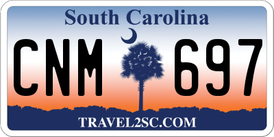 SC license plate CNM697