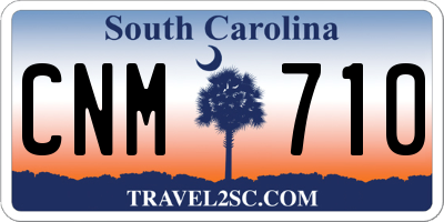 SC license plate CNM710