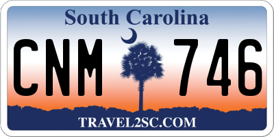 SC license plate CNM746