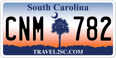 SC license plate CNM782