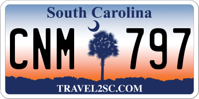 SC license plate CNM797
