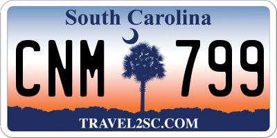 SC license plate CNM799