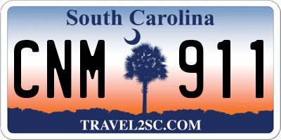 SC license plate CNM911
