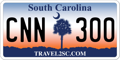 SC license plate CNN300