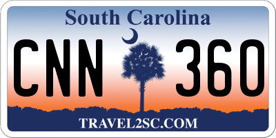 SC license plate CNN360