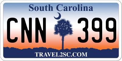 SC license plate CNN399