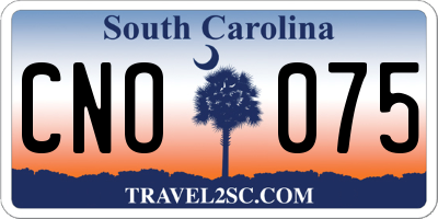 SC license plate CNO075