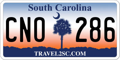 SC license plate CNO286
