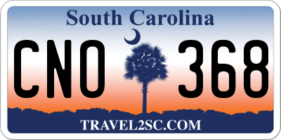 SC license plate CNO368