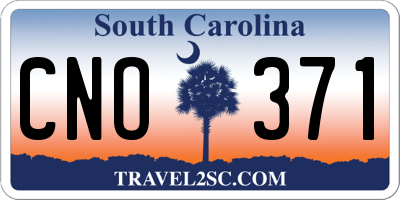 SC license plate CNO371