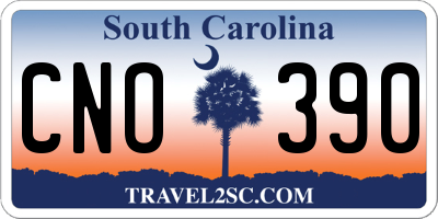 SC license plate CNO390