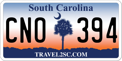 SC license plate CNO394