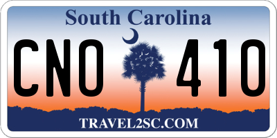 SC license plate CNO410