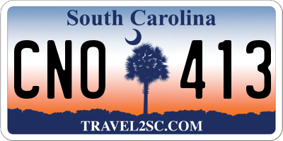 SC license plate CNO413