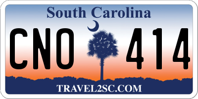 SC license plate CNO414