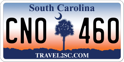 SC license plate CNO460