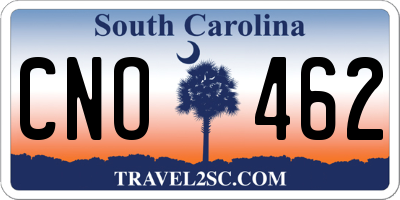 SC license plate CNO462
