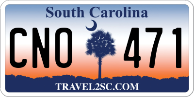 SC license plate CNO471