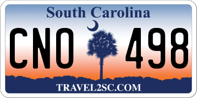 SC license plate CNO498