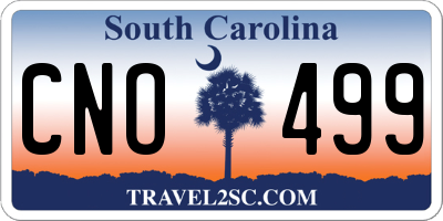 SC license plate CNO499