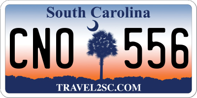 SC license plate CNO556