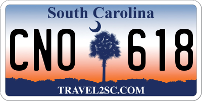 SC license plate CNO618