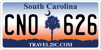 SC license plate CNO626
